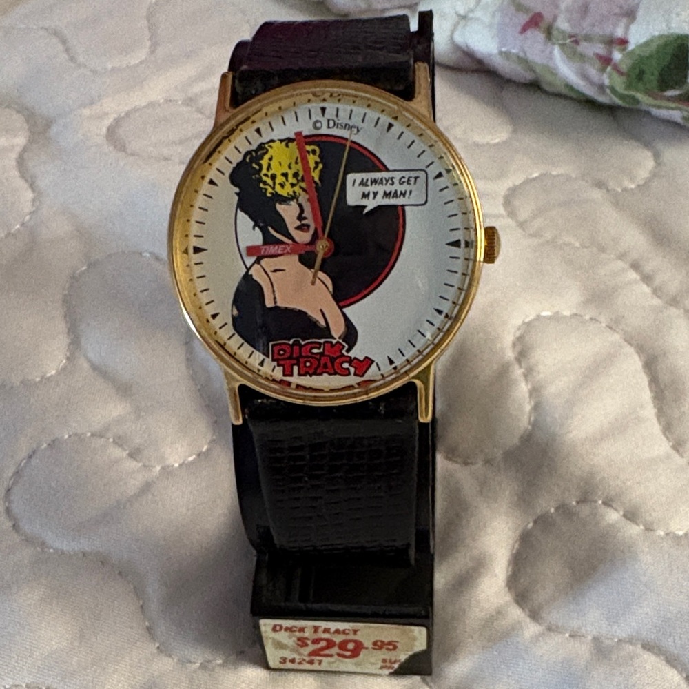 Vintage Timex Dick Tracy Disney Watch